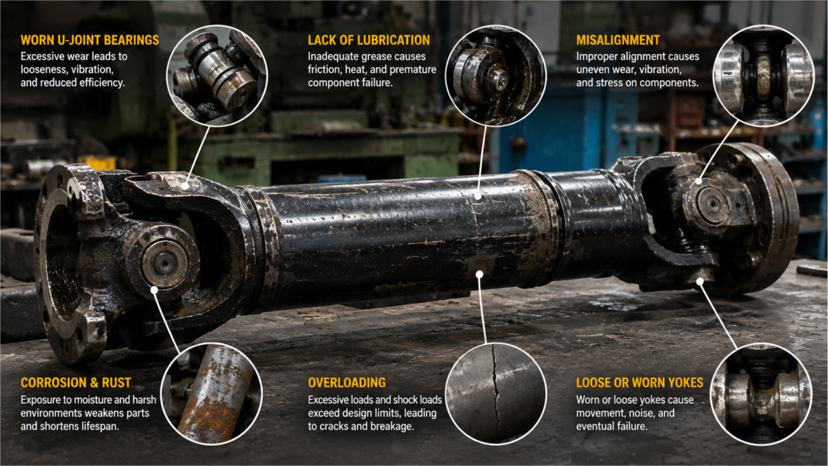 Common Causes of Industrial Driveshaft Failure (And How to Prevent Costly Downtime)